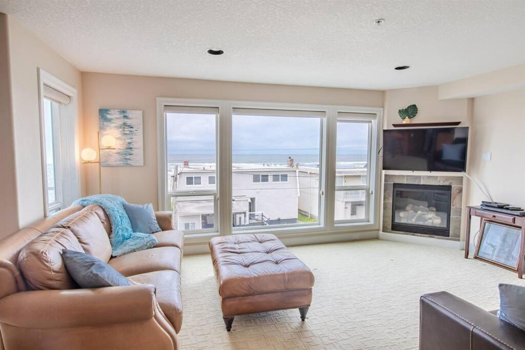 Rockaway Oceanview Condo,Steps To The Beach & Downtown,W&D, Wifi Rockaway Beach Extérieur photo
